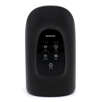 Black Wireless Hand Massager, showcasing its sleek design and functionality.